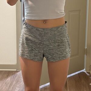 No Boundaries Heathered Gray Athletic Shorts